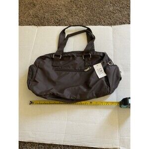 Scarleton Gift Shoulder Bag Brown And Silver Buckles Gym Gear Outfit Casual